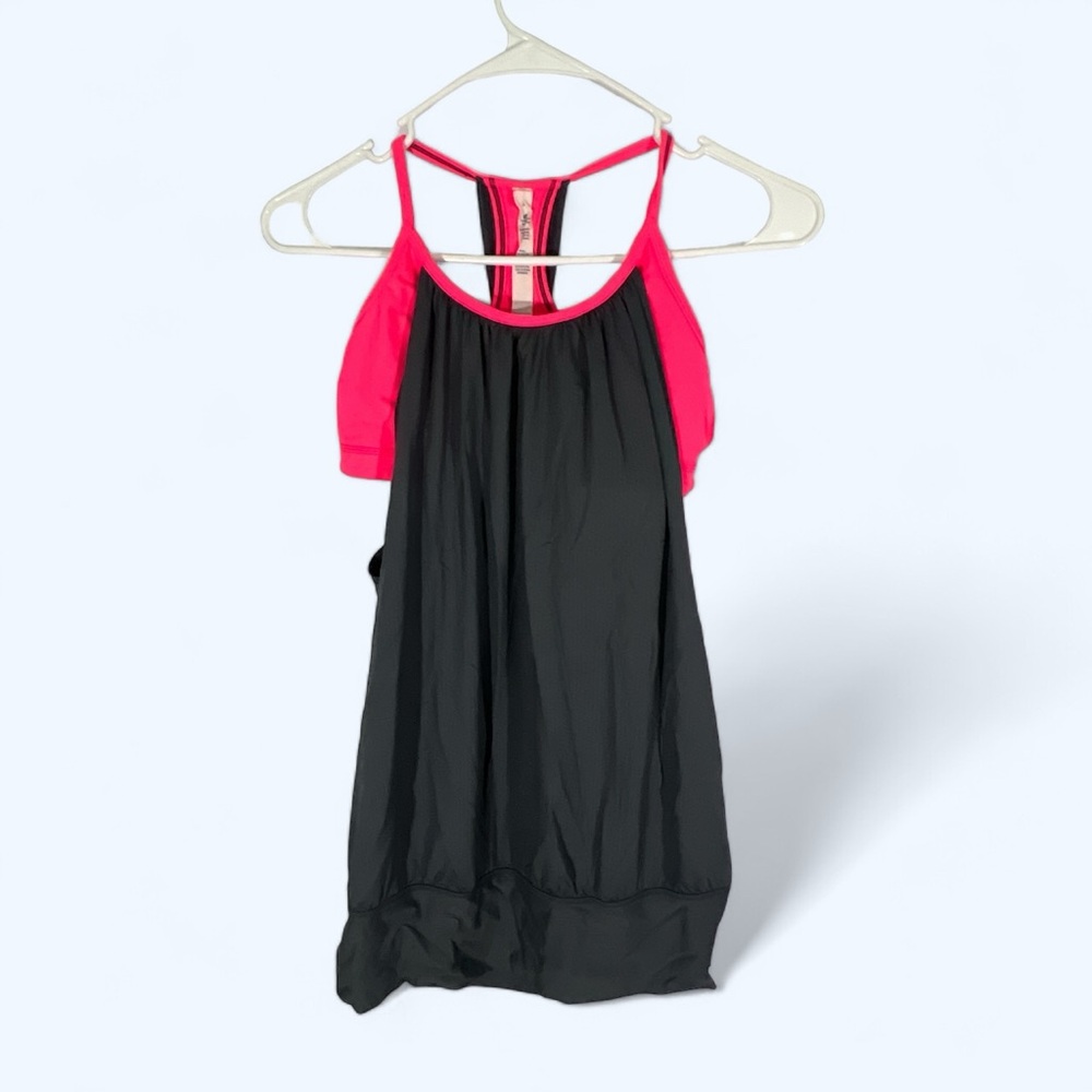 LULULEMON Tank size 6 pink grey‎ RLS